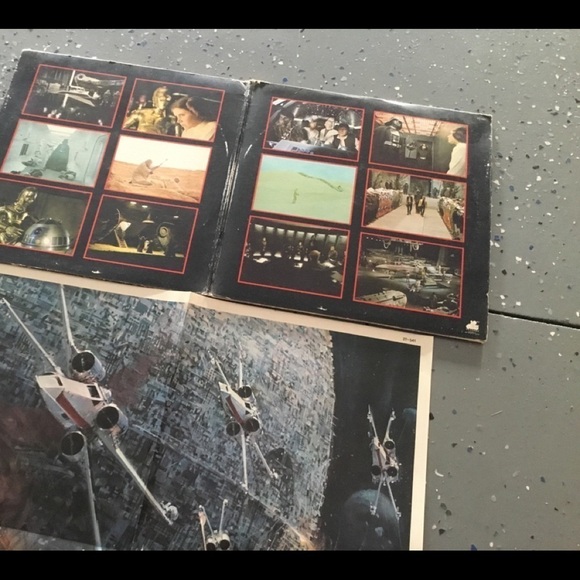 Star WARS 1977 LITHOGRAPH WITH SOUND TRACKS RECORD - Picture 6 of 10